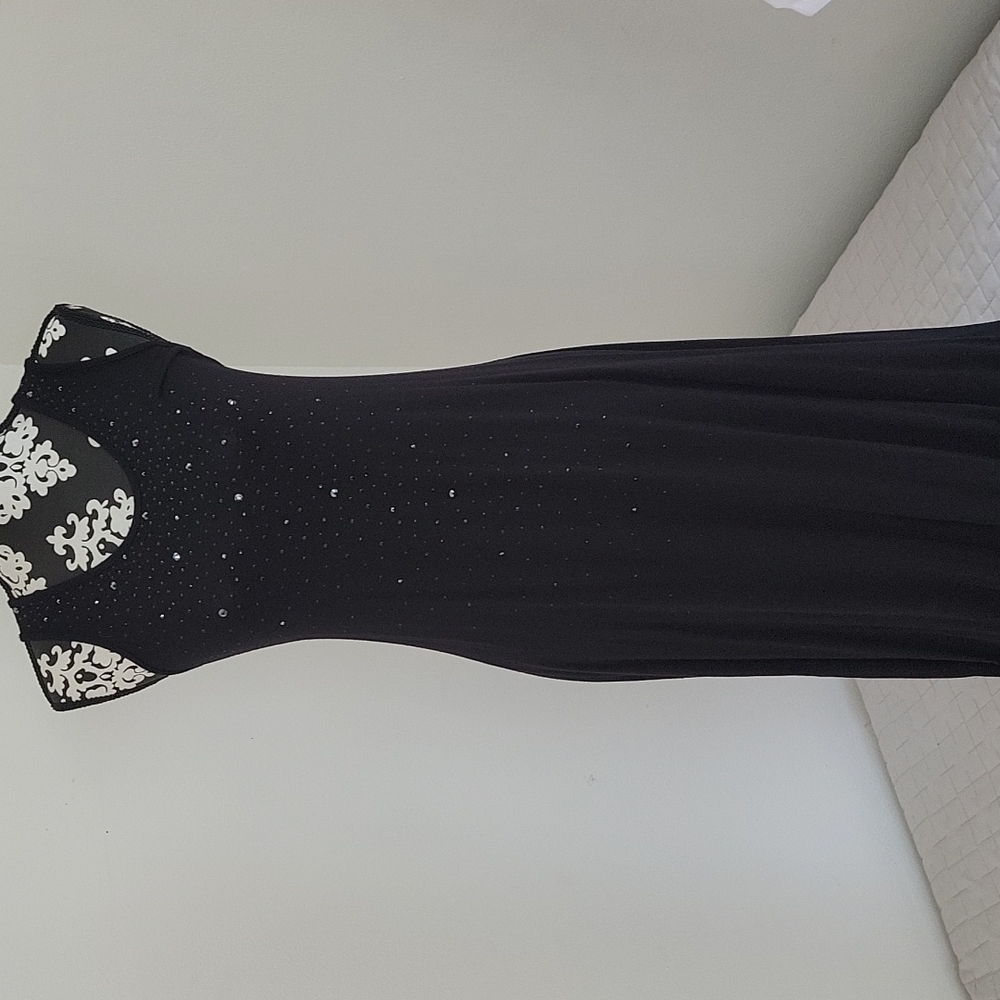 Christine Alexander Black Sleeveless Dress, Size Medium